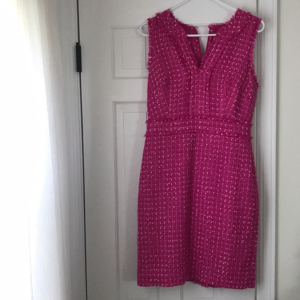 Pink JCrew twill dress NWT
